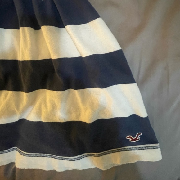 Hollister Blue and White Striped babydoll top - Picture 2 of 7